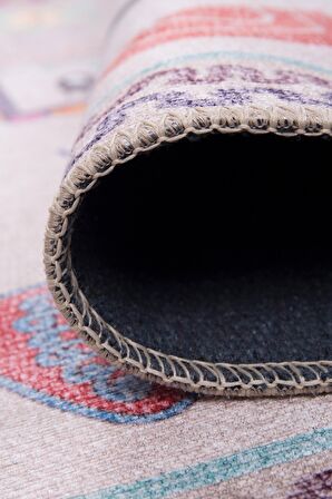 Artloop Çocuk Odası Halısı Minor Dekoratif Pembe Halı AL 409